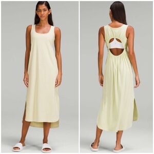Lululemon Pima Cotton Open-Back Midi Dress
In Dewy. Fits 4